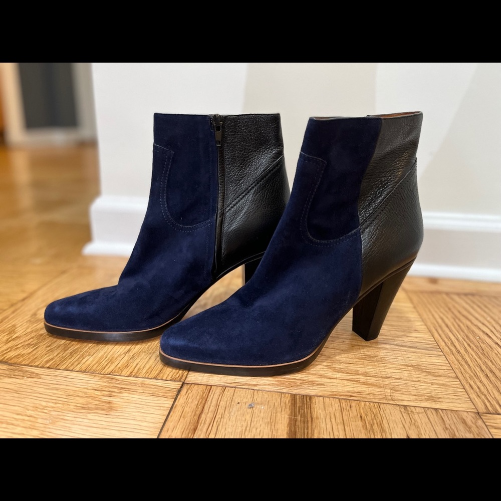 Chloe Suede and Leather ankle boots.